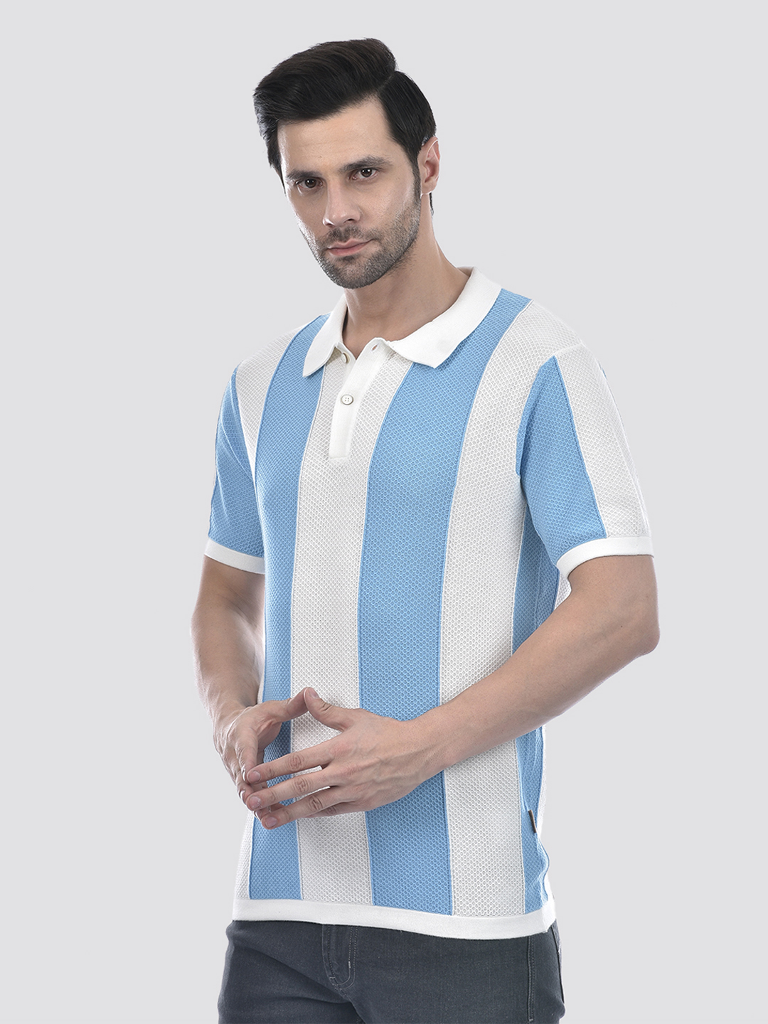 Numero Uno Men Striped Multicolor T-Shirt
